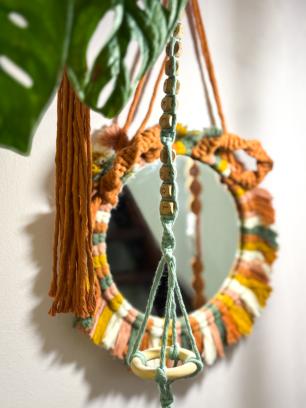Workshop macramé dierenspiegel: een originele babyshoweractiviteit 🪞
