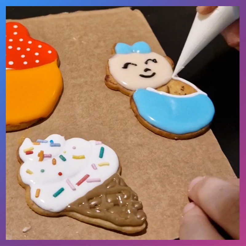 Koekjes decoreren met Royal Icing