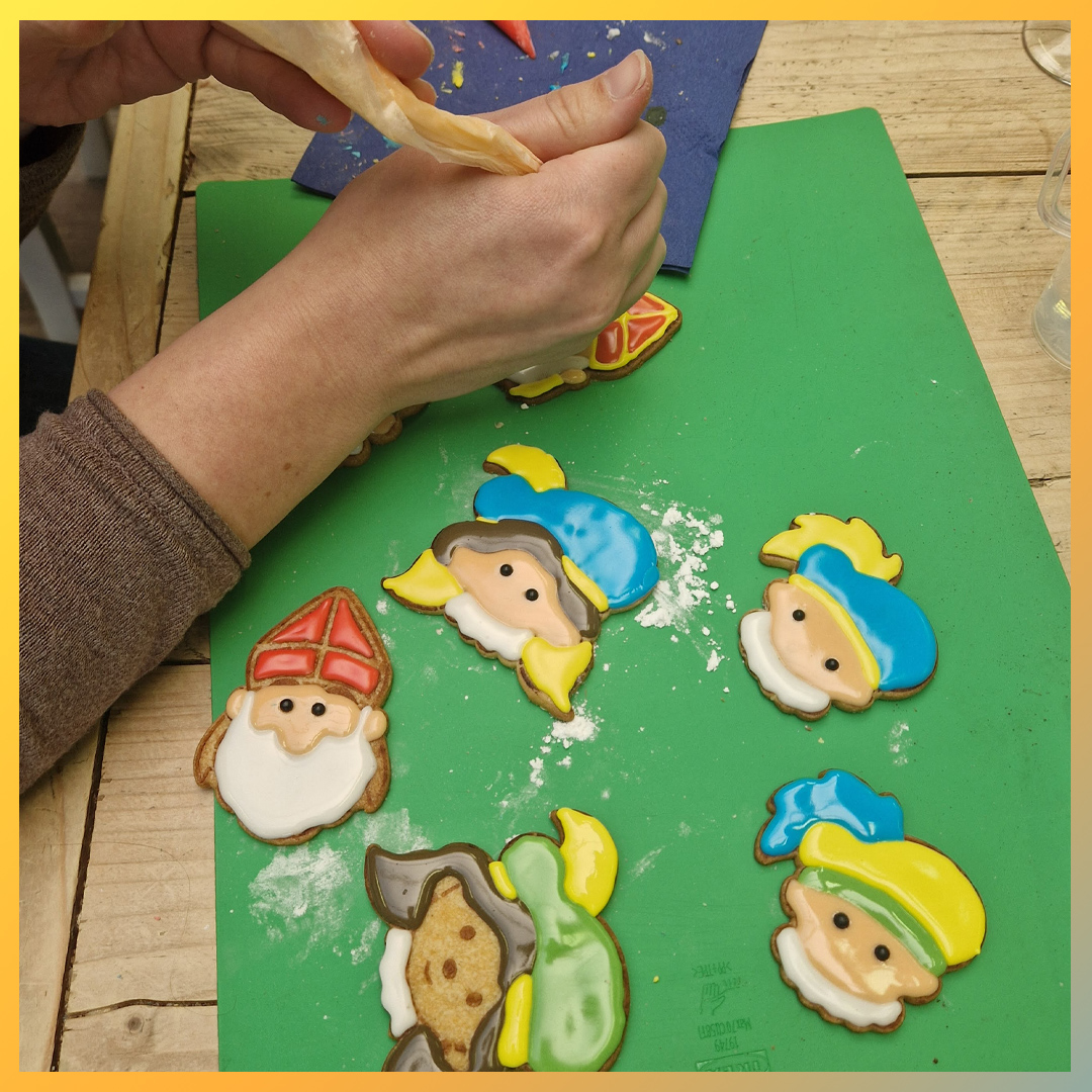 Sint koekjes decoreren - Ouder / Kind