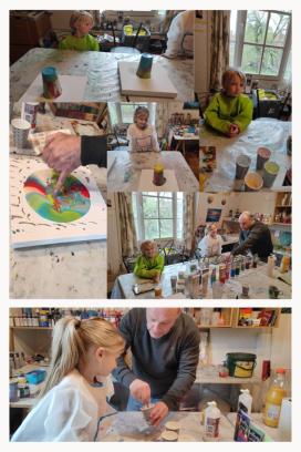 Zomeratelier Fluid Art – juli & augustus Creatieve workshops voor kinderen en kind + (groot)ouder