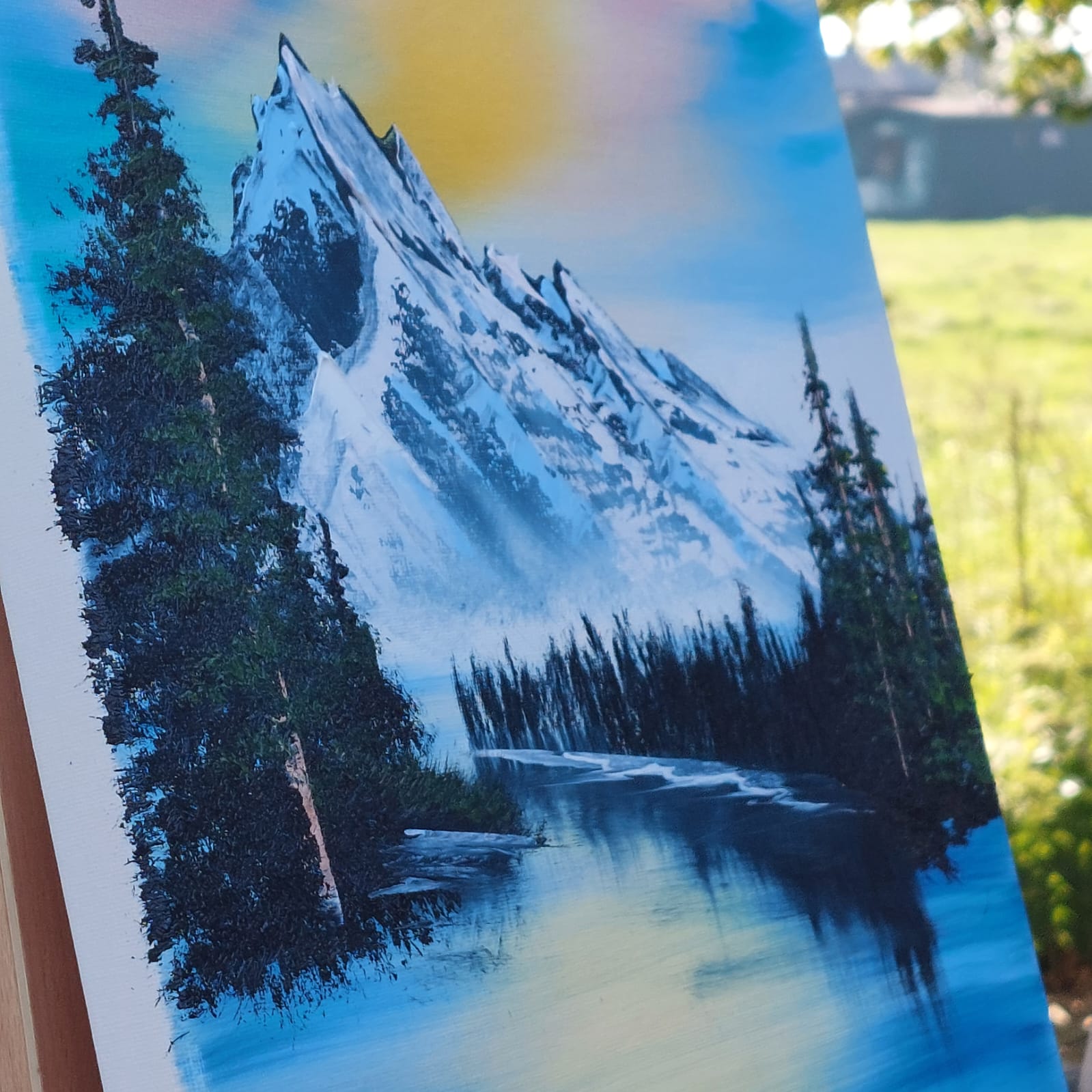 Waanzinnige Schilderworkshop in de stijl van Bob Ross