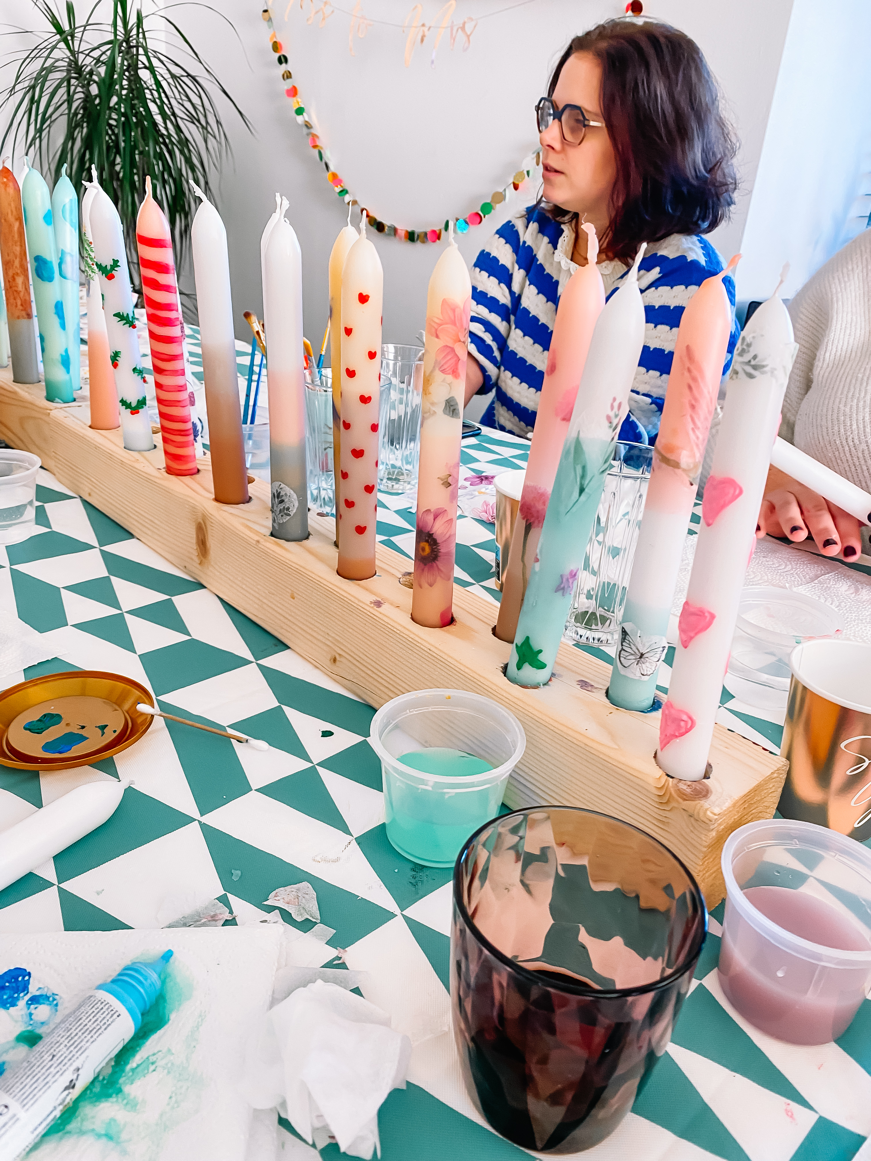 Workshop Kaarsen pimpen (Marble & More) 🕯 - kersteditie