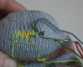 STOP! De gaten bij REST: Workshop Visible Mending - Foto