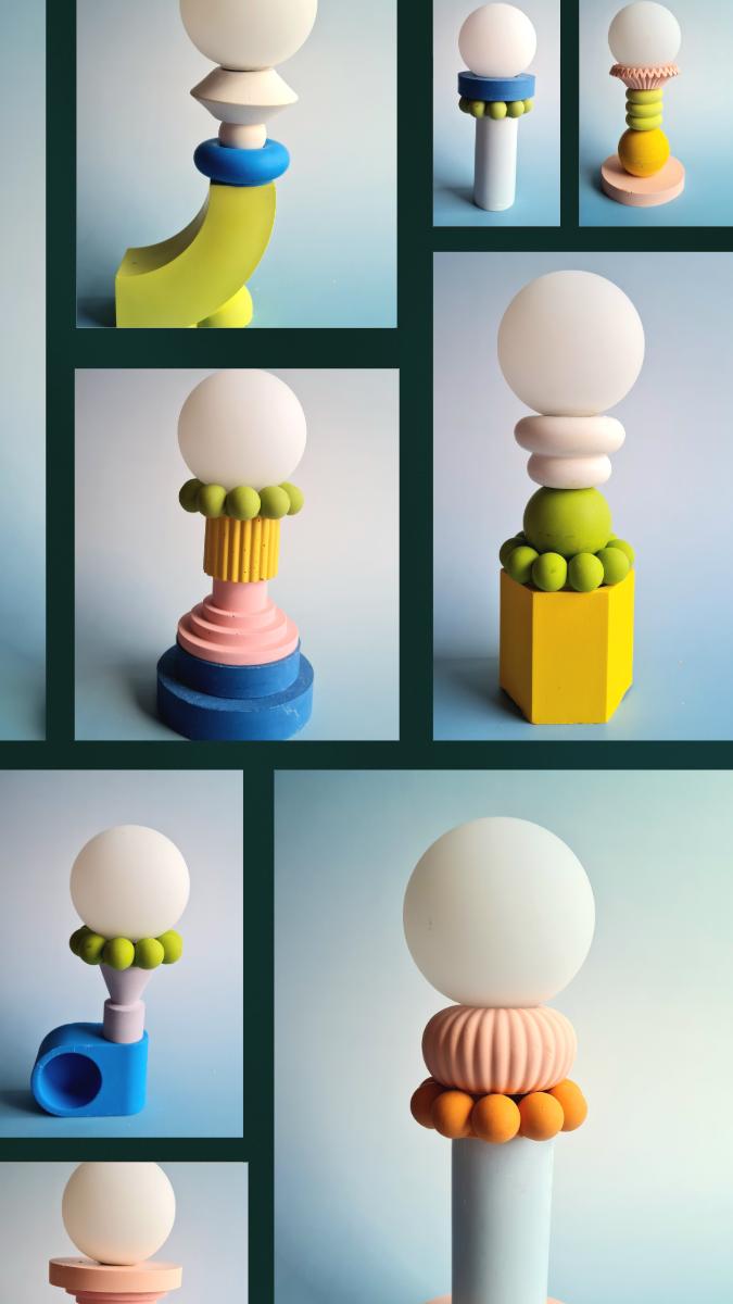 Totemlamp uit Jesmoniet - Foto