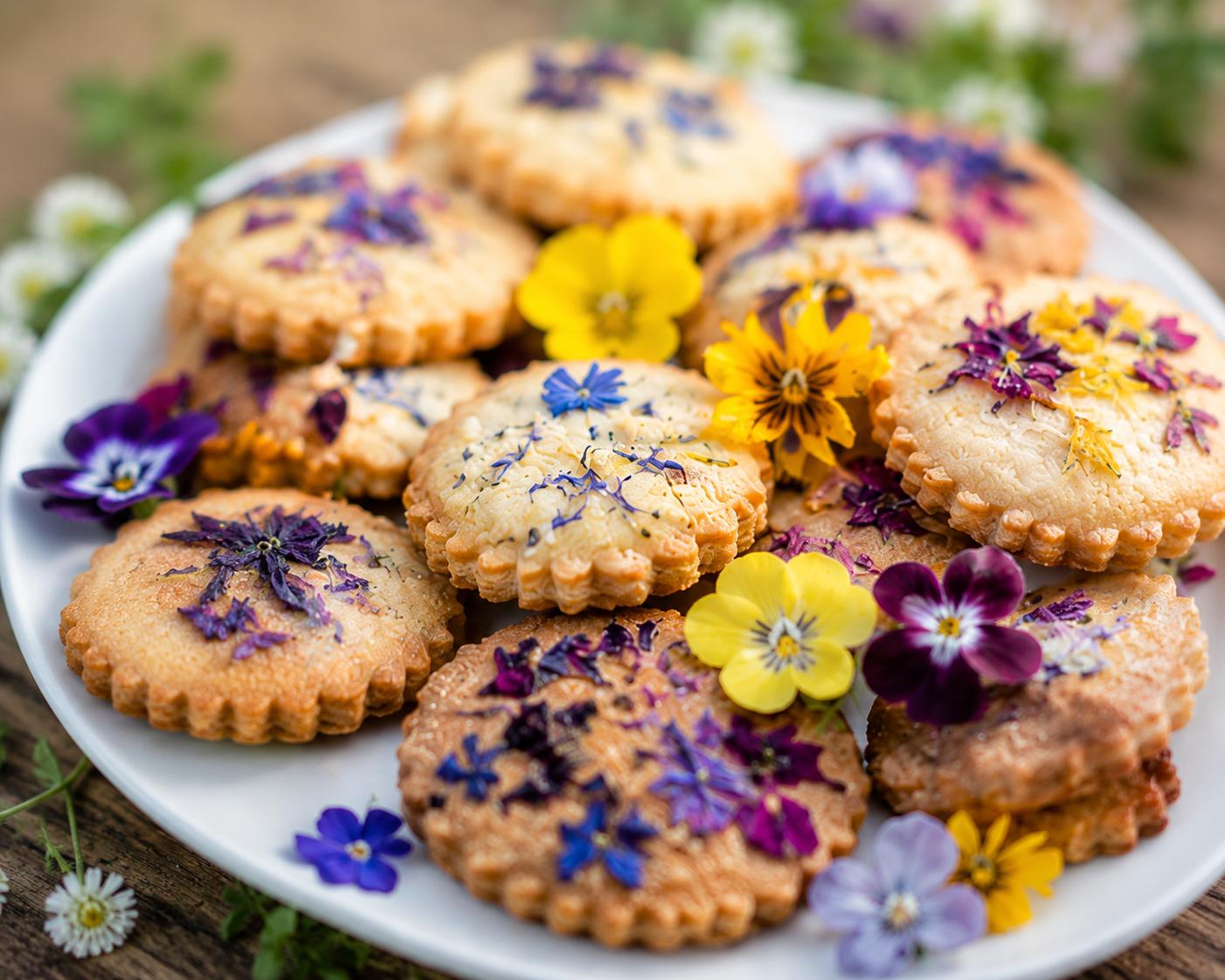 KOKEN & BAKKEN MET EETBARE BLOEMEN - Workshop voor jong & oud - Foto