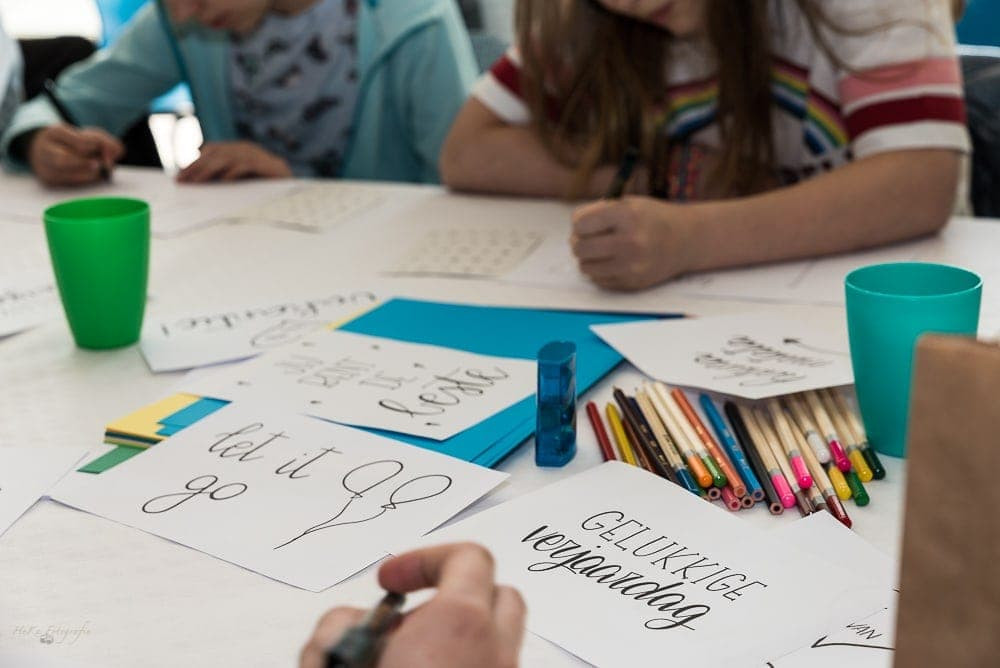 Workshop handletteren - Foto