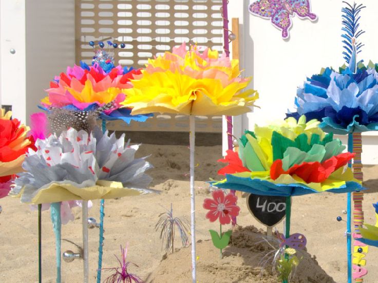 Knutselpakket Strandbloemen voor 6 Personen