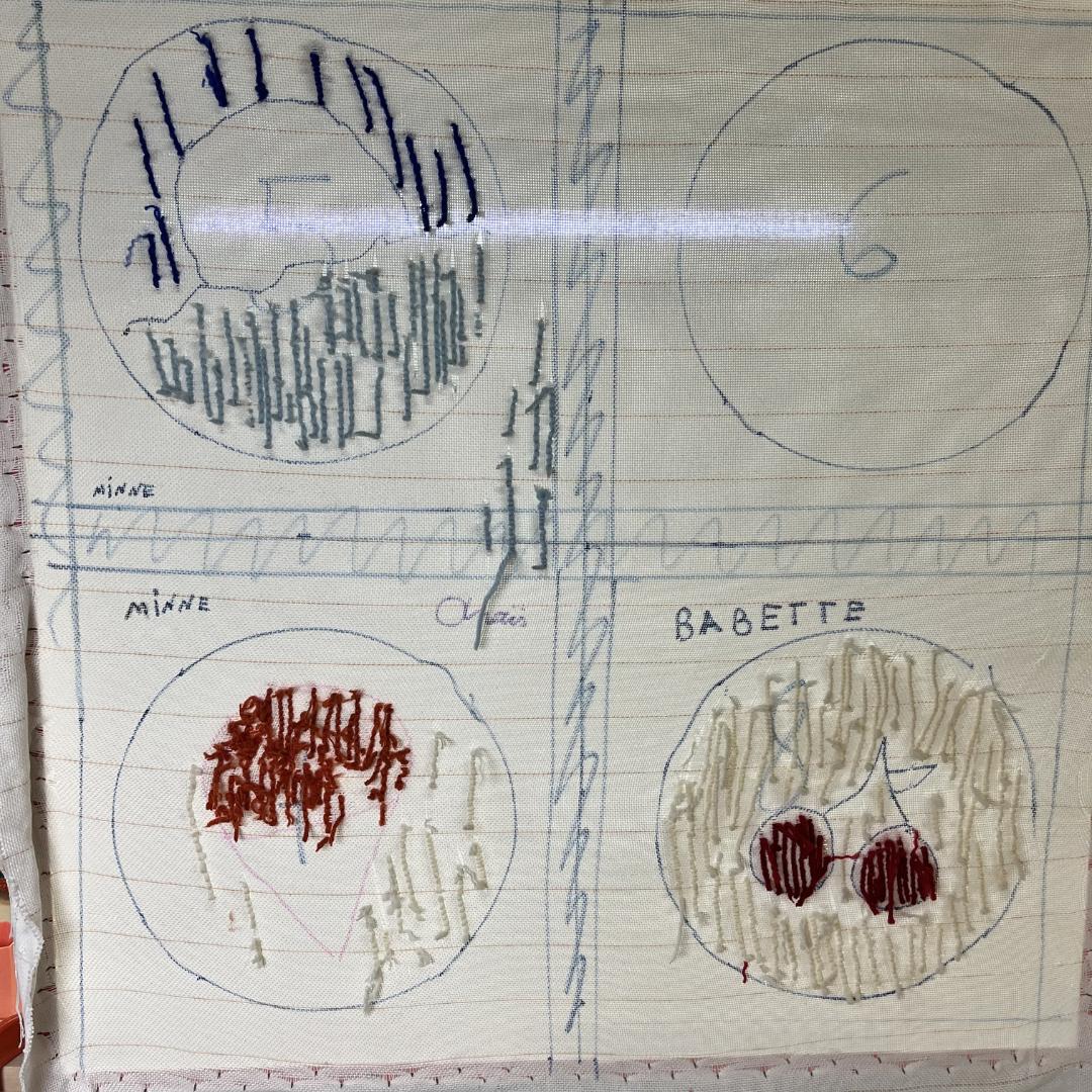 Tuften workshop in Leuven: maak je eigen design krukje - Foto