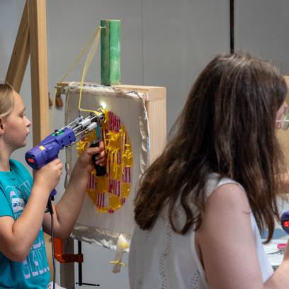Tuften workshop in Leuven: maak je eigen design krukje