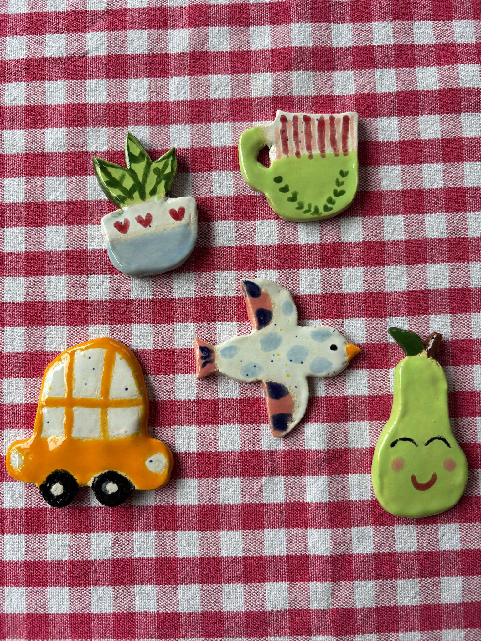 Workshop pins en magneten - Foto