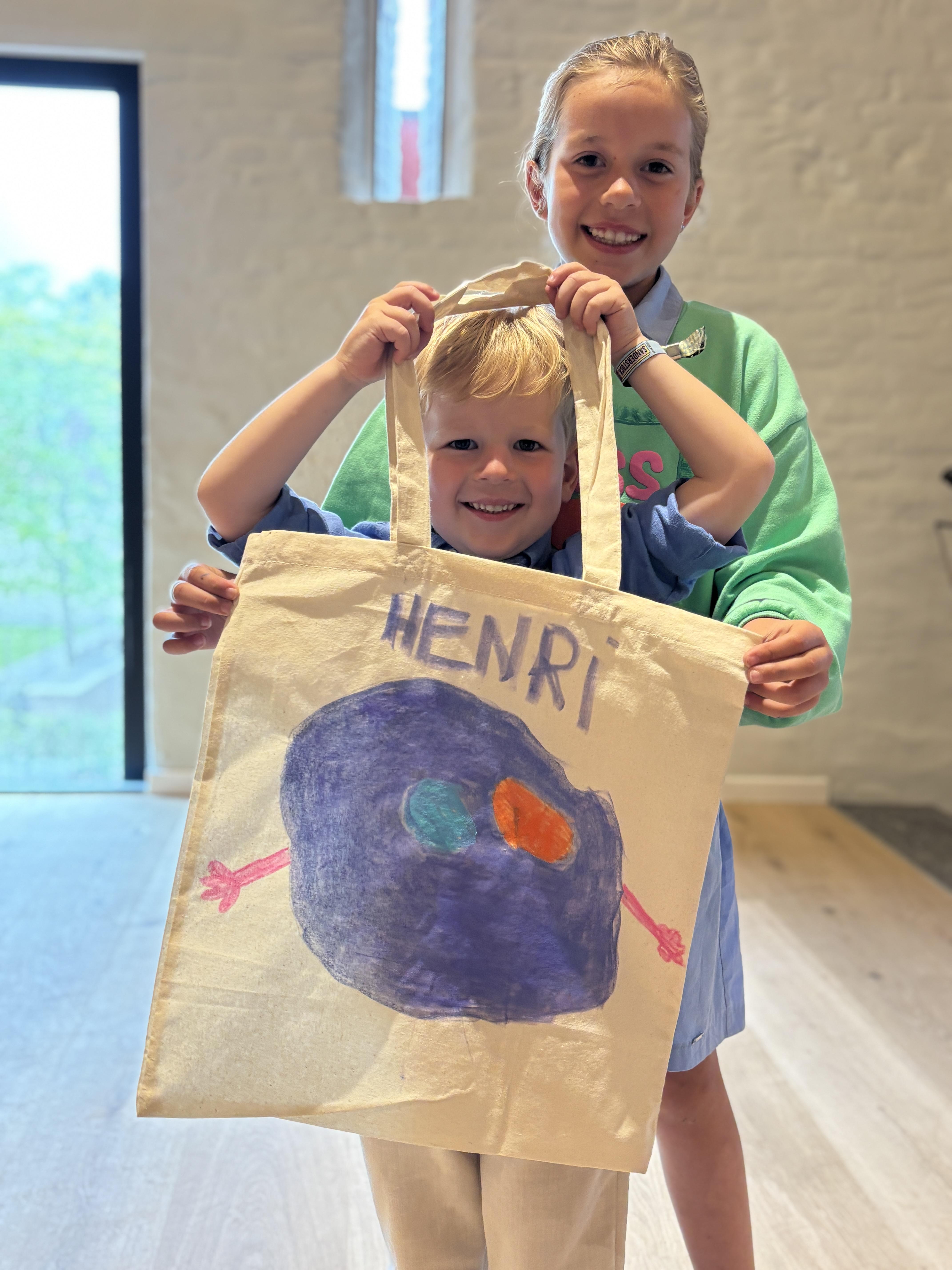 Workshop totebags versieren - Foto