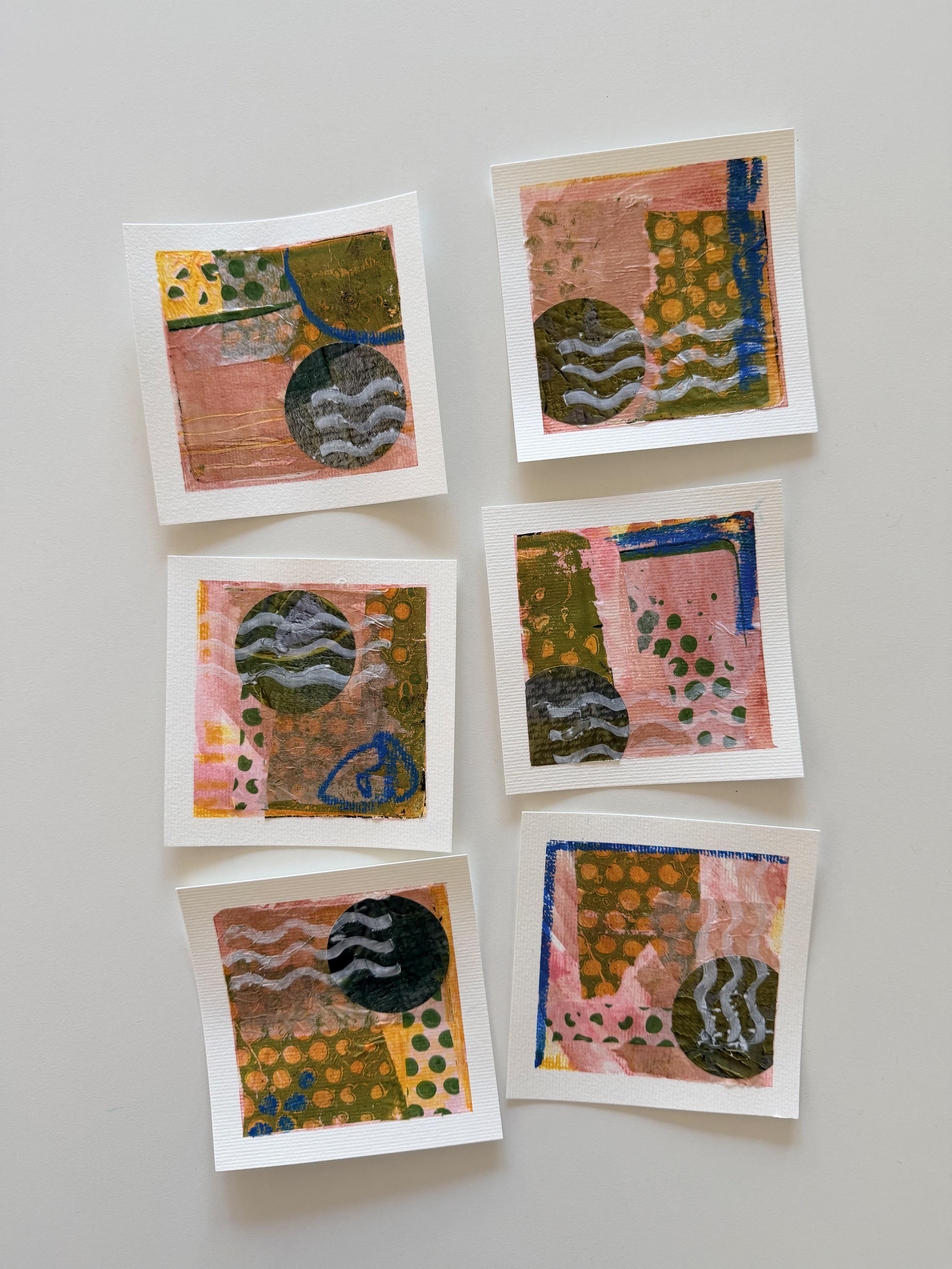 Mixed media miniaturen workshop - Foto
