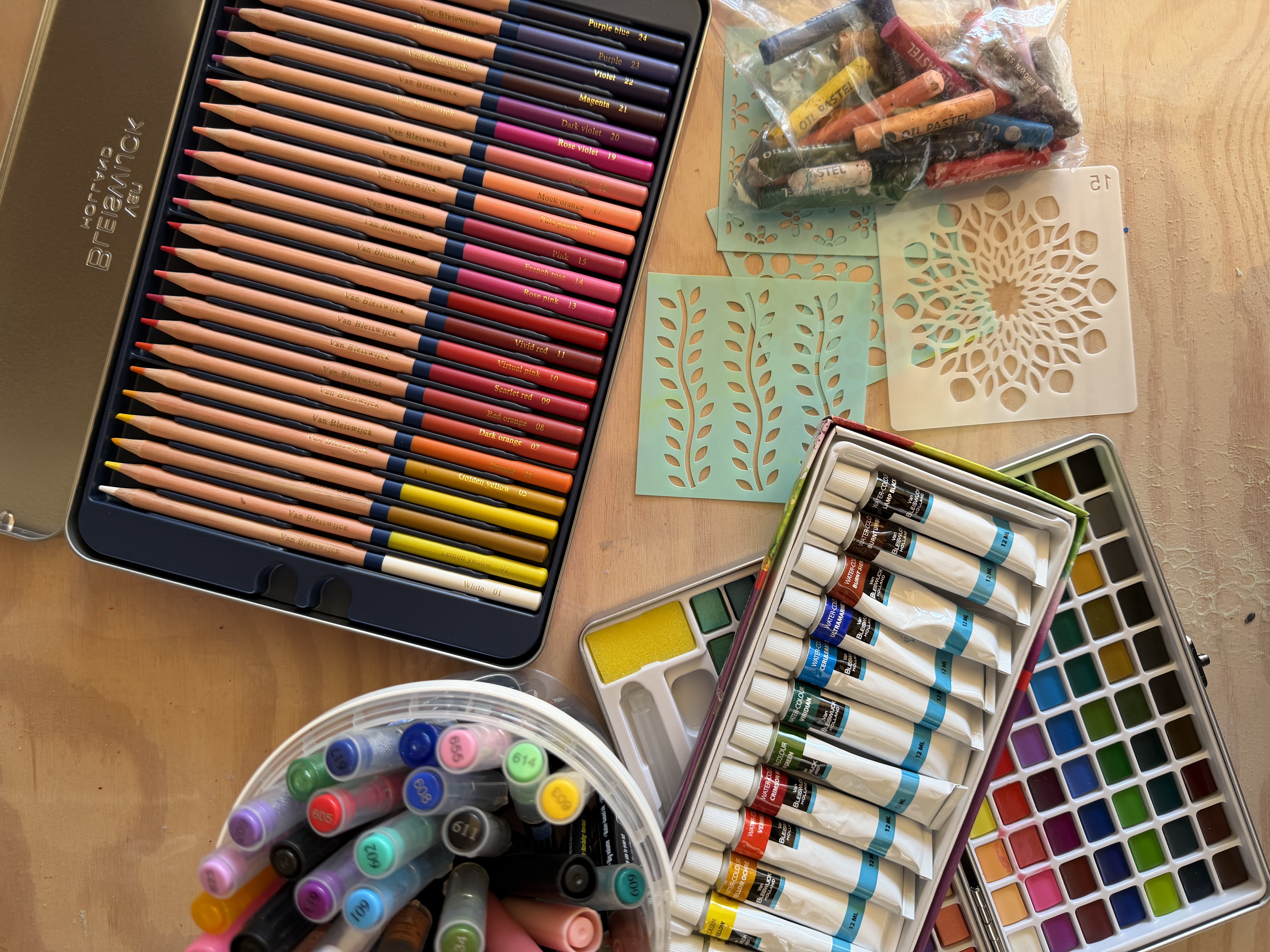 Mixed media miniaturen workshop