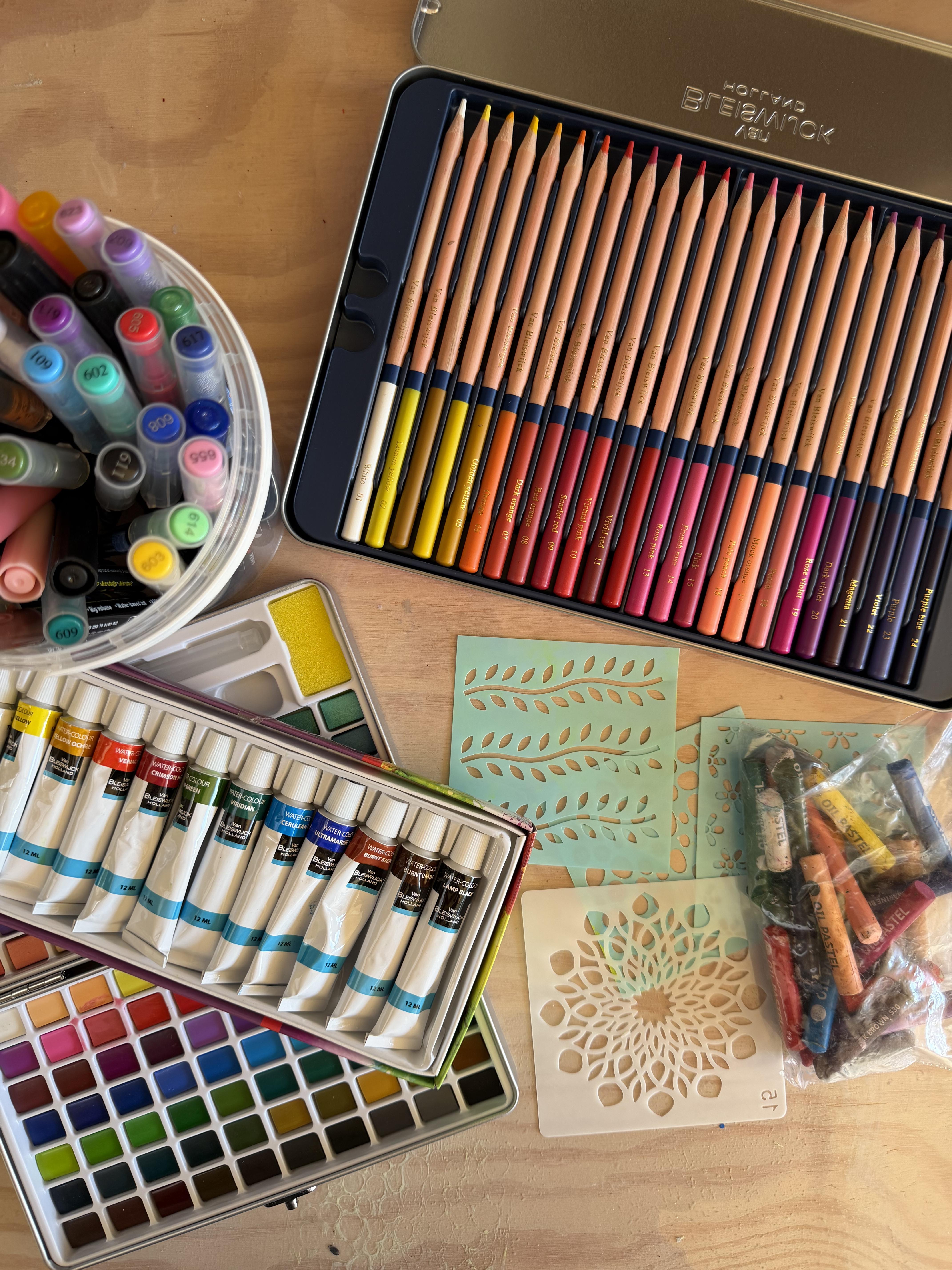Mixed media miniaturen workshop - Foto