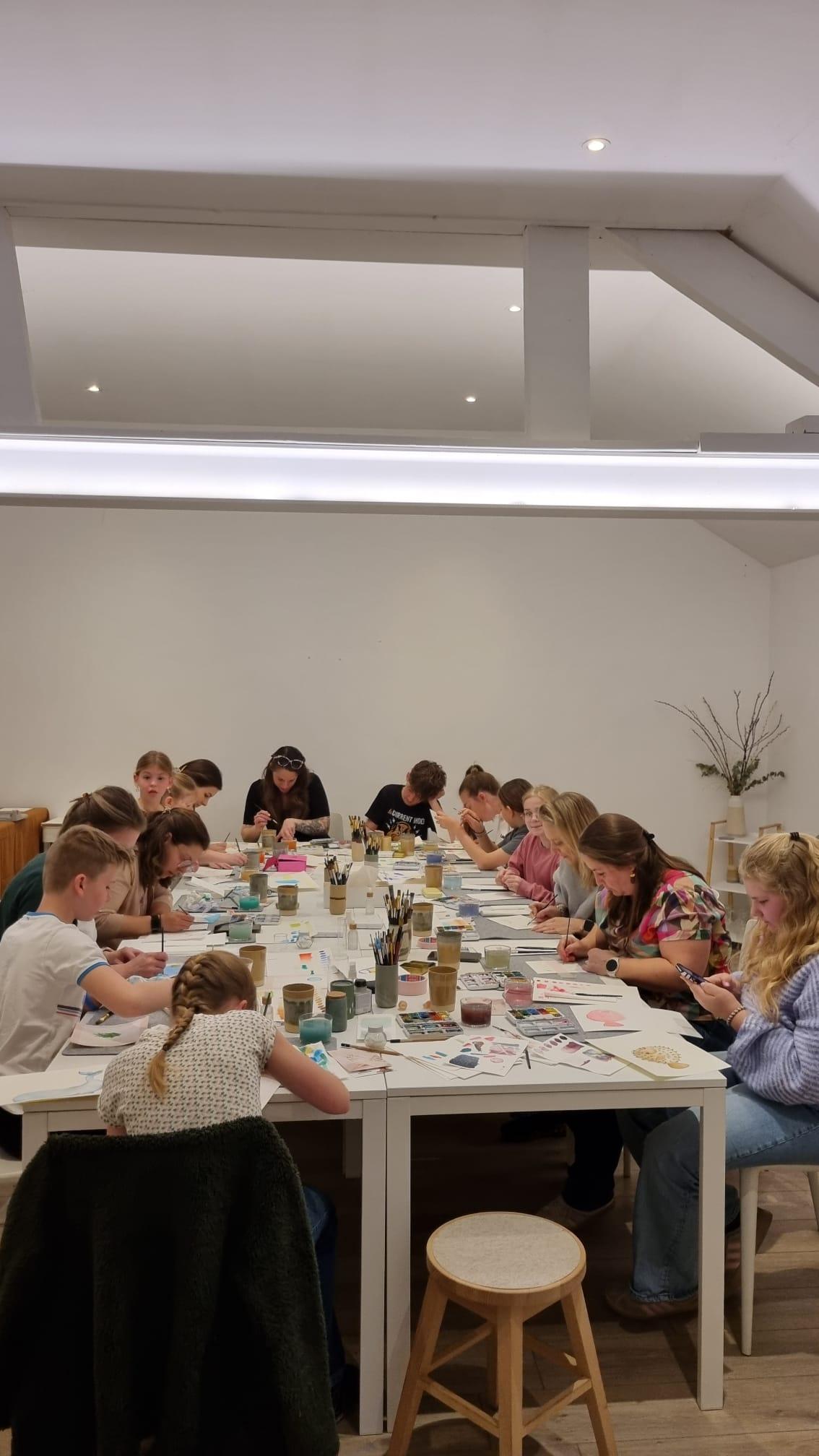 Duo-workshop Aquarel - Foto