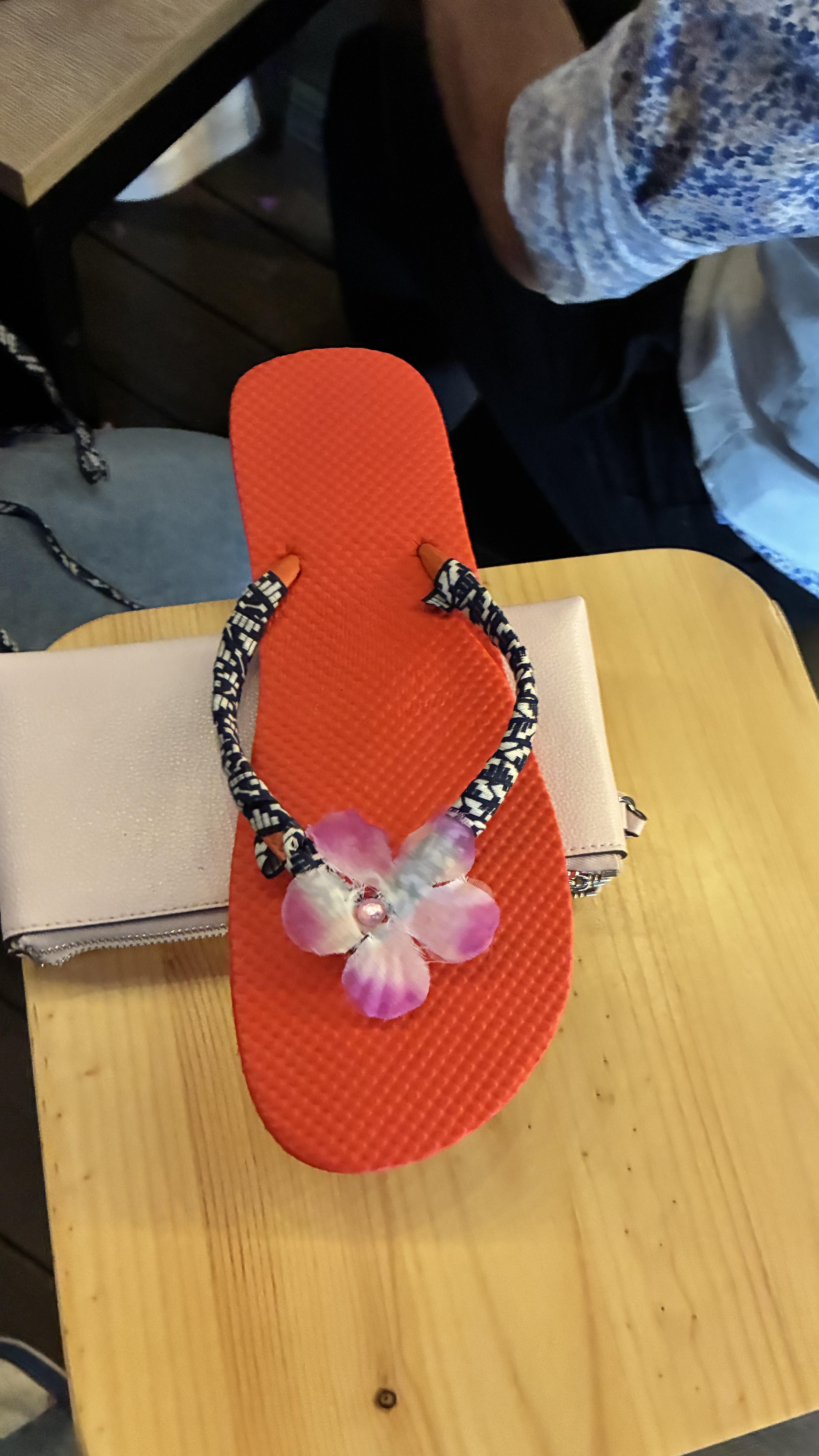 Flipflops decoreren - Foto
