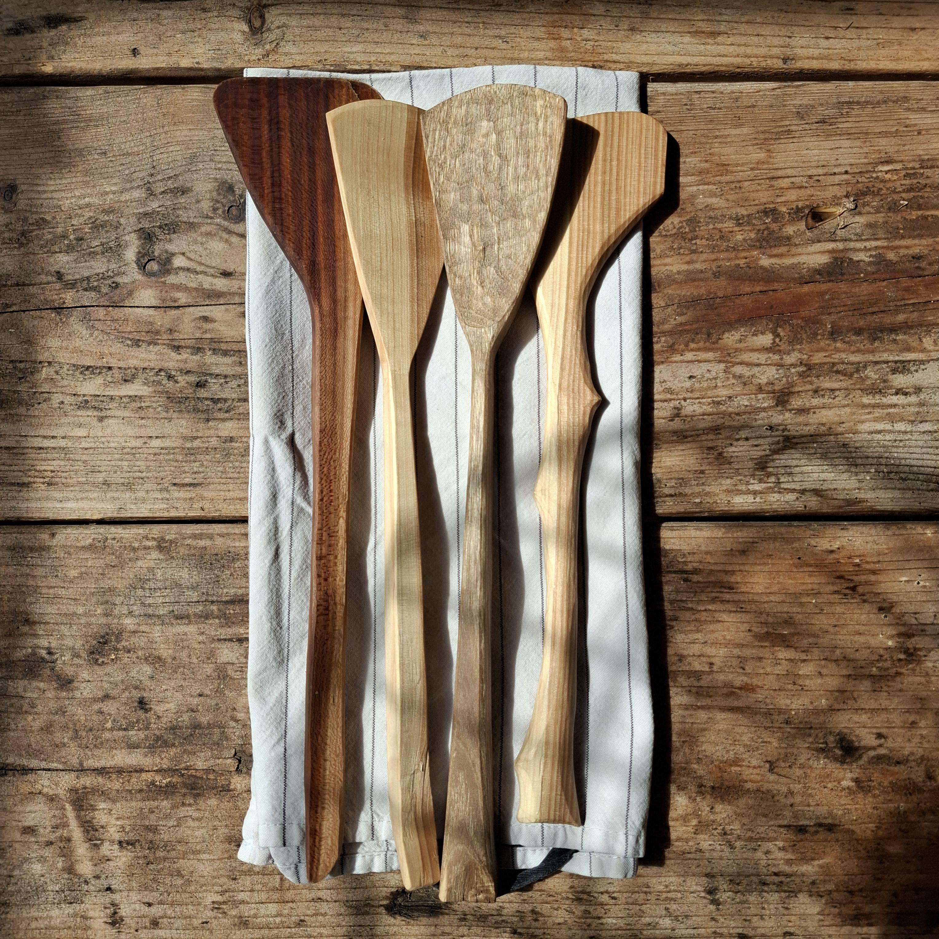Workshop unieke set Houten Spatels - Foto