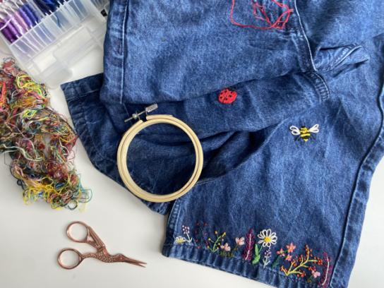 Borduren op kleding workshop