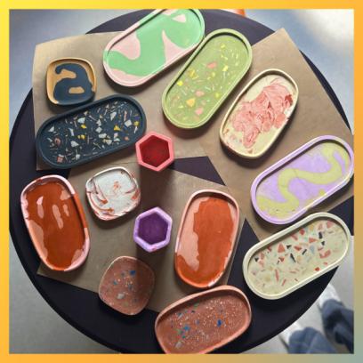 Terrazzo & marmer items gieten
