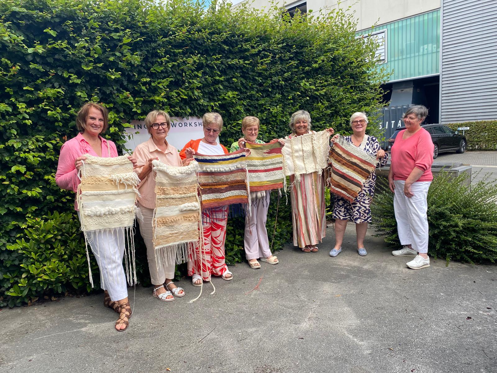 Teambuilding met een ambachtelijke twist: weven of verven met planten - Foto