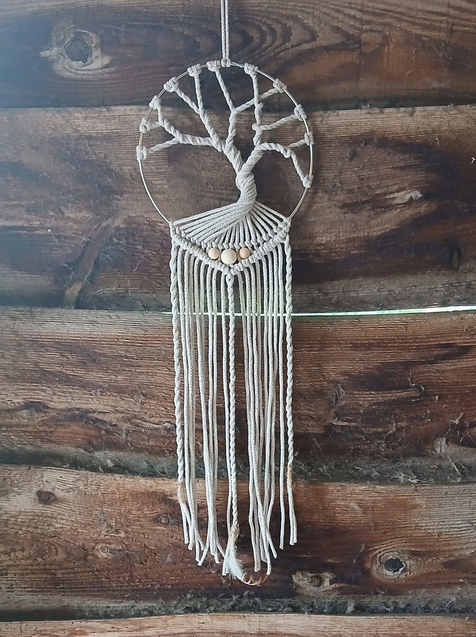 macramé Levensboom - Foto