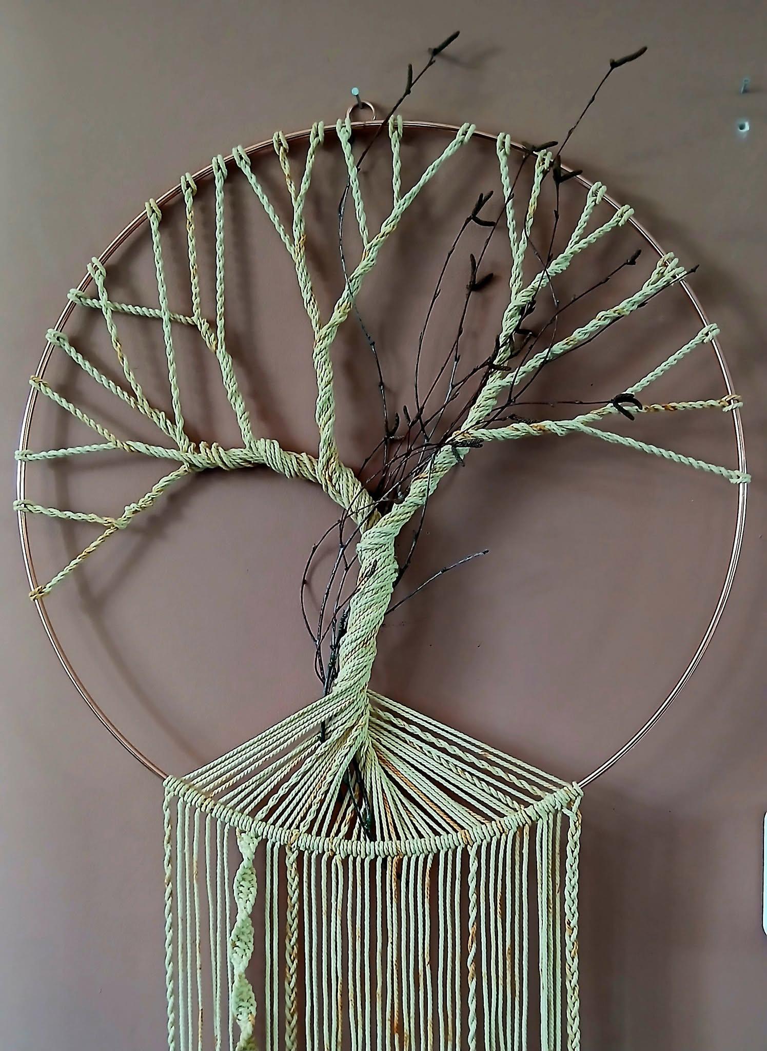 macramé Levensboom - Foto