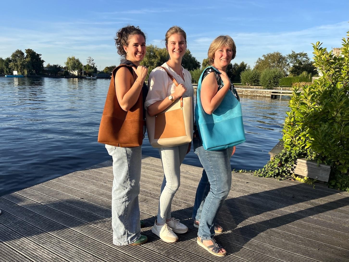 Workshop leren shopper maken - Foto