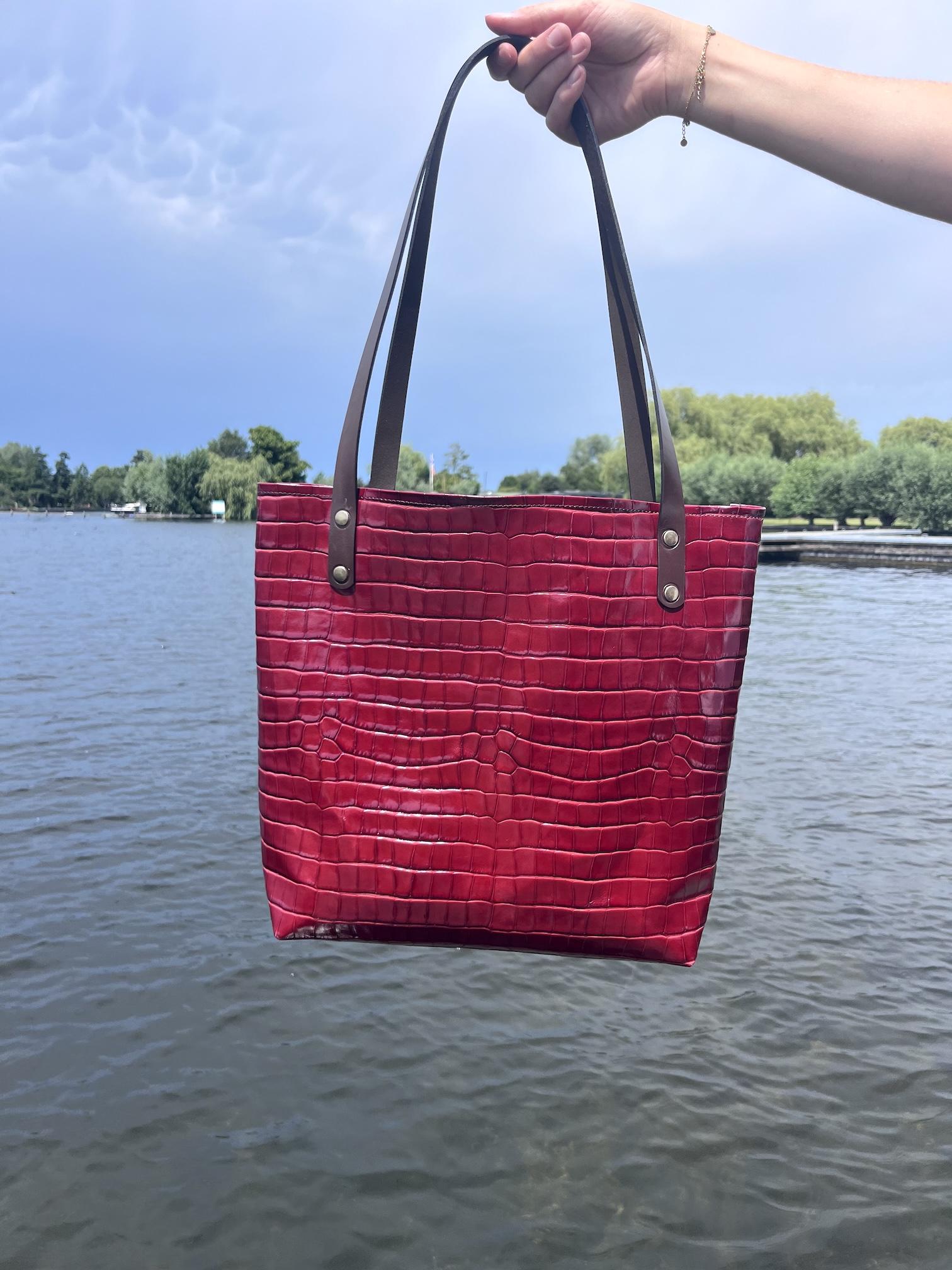 Workshop leren shopper maken - Foto