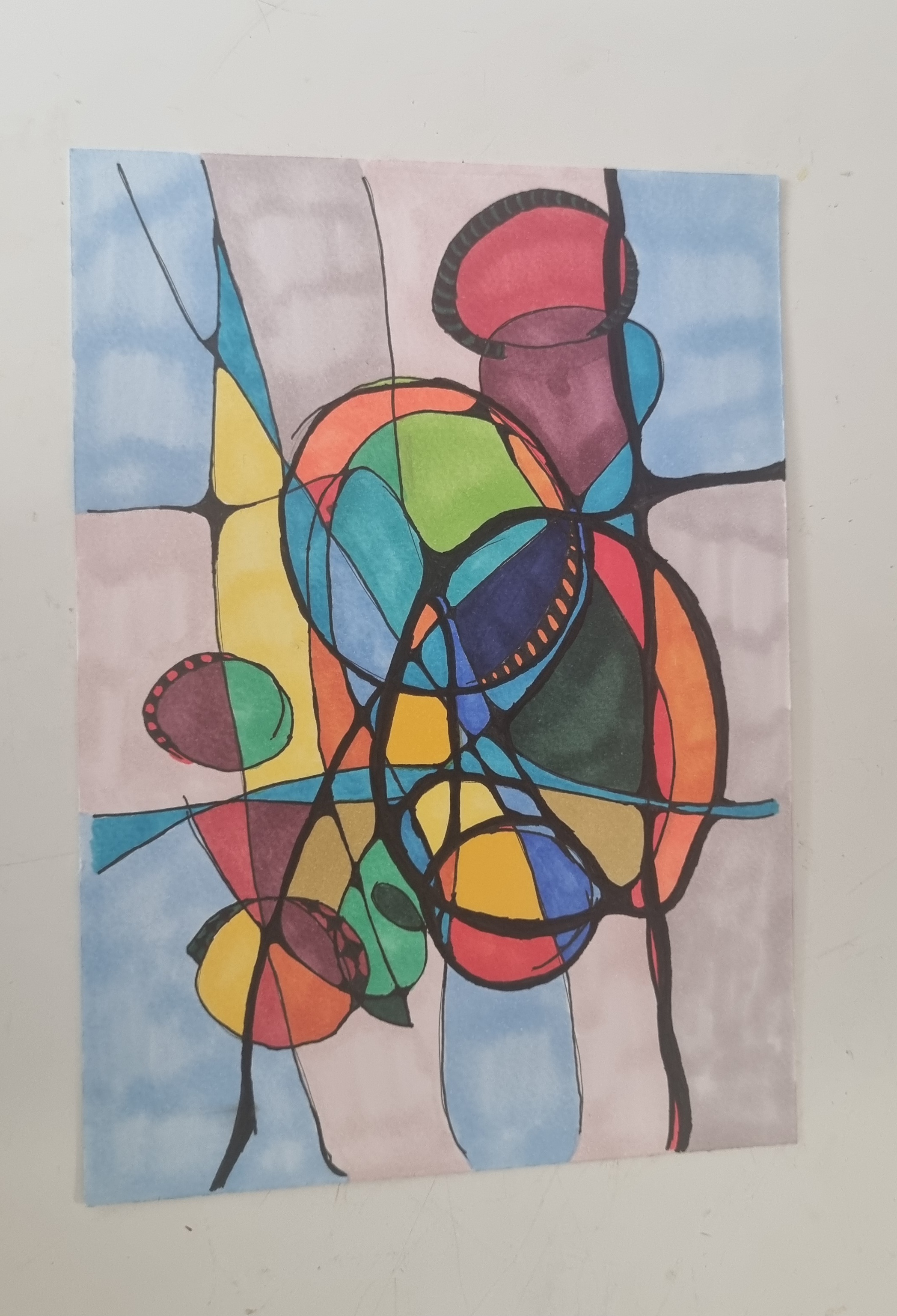 Neuro-art-line tekenen Zen-art