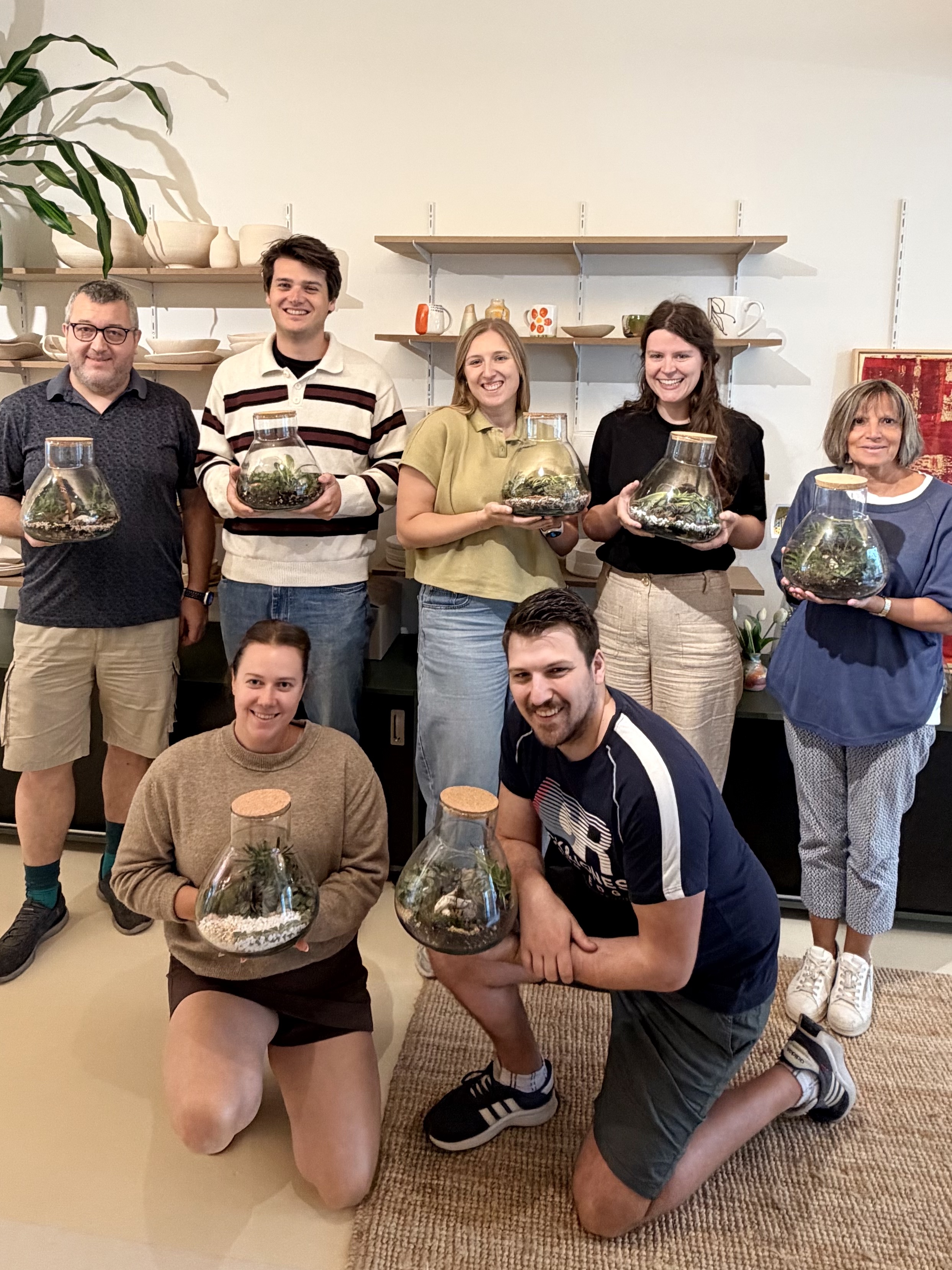 workshop terrarium / mini jungle