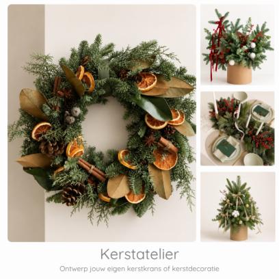 Kerstkrans & Kerstdecoratie Workshop