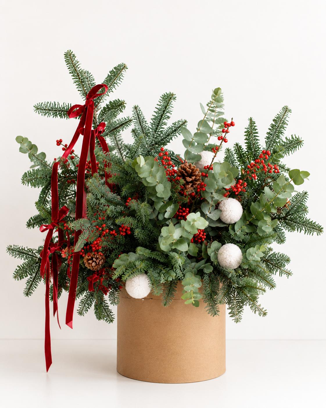 Kerstkrans & Kerstdecoratie Workshop - Foto