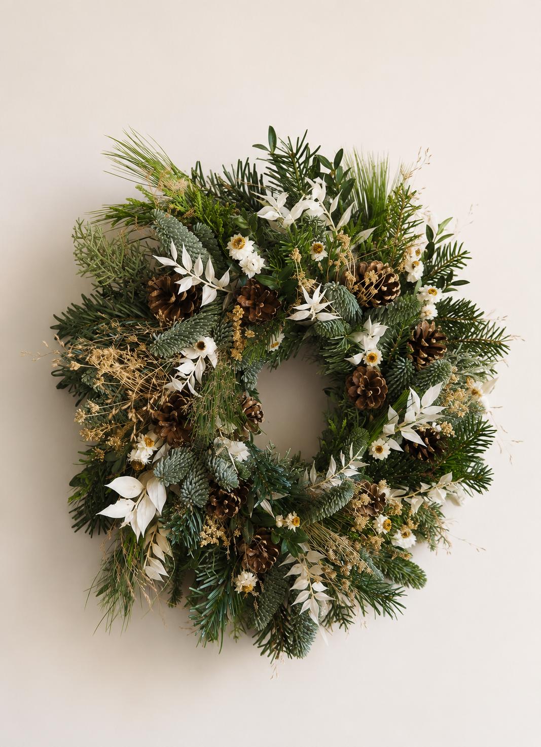 Kerstkrans & Kerstdecoratie Workshop - Foto