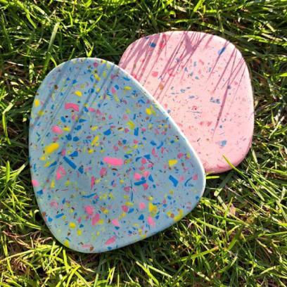 Terrazzo interieuritems maken - Indian Summer Editie