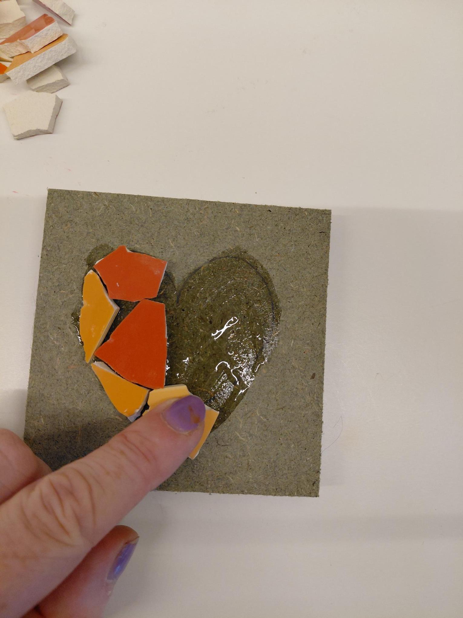Mozaïek workshop - Maak 4 unieke onderzetters - Foto