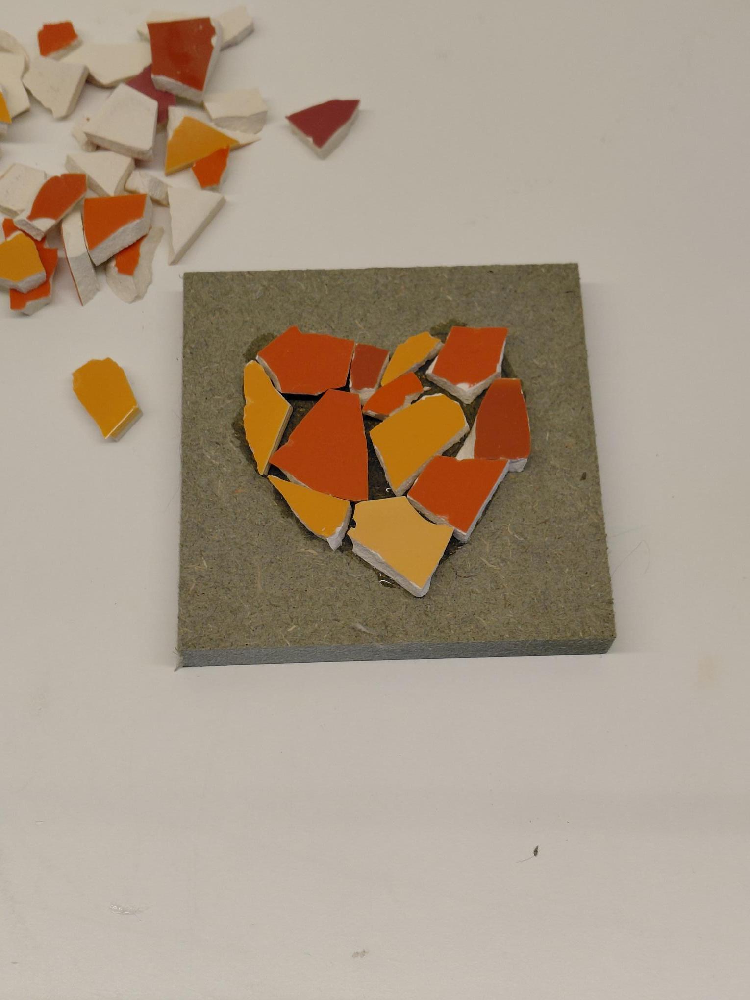 Mozaïek workshop - Maak 4 unieke onderzetters - Foto