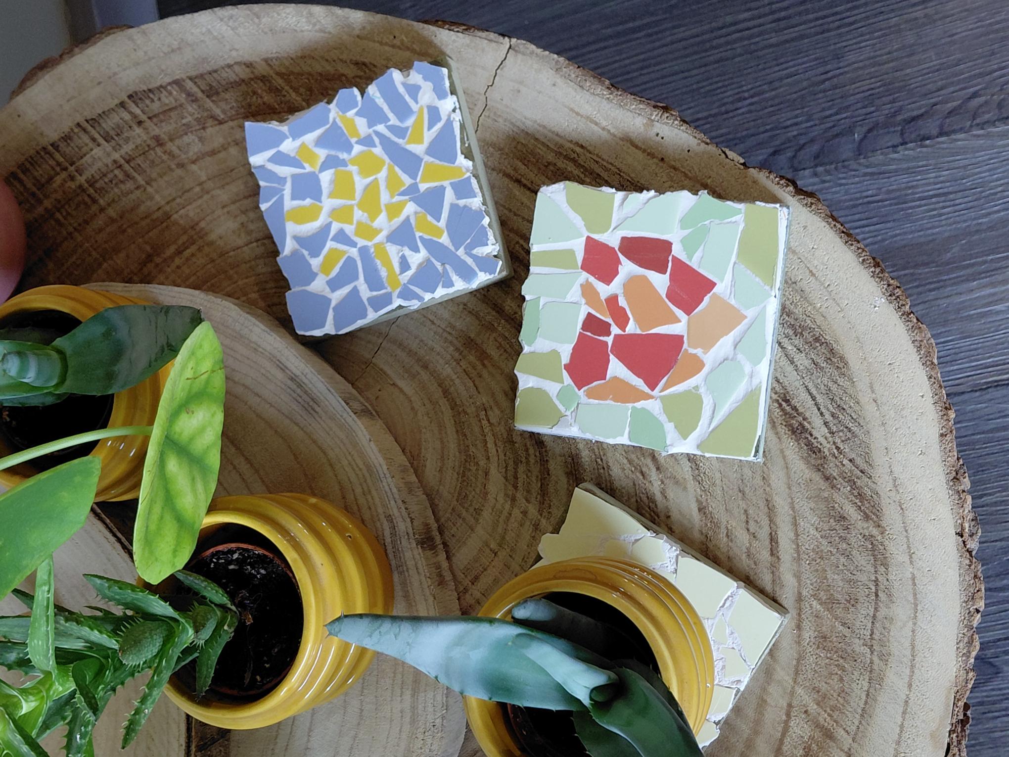 Mozaïek workshop - Maak 4 unieke onderzetters