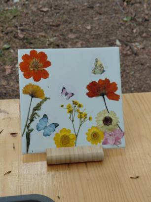 Tegel art Inloopworkshop voor op events