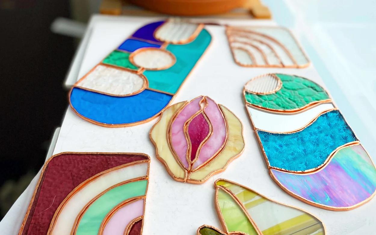 Workshop glas-in-lood voor beginners - Foto