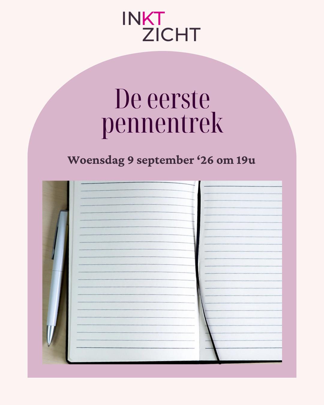 Schrijfworkshop: de eerste pennentrek - schrijven voor mentaal welzijn - Foto