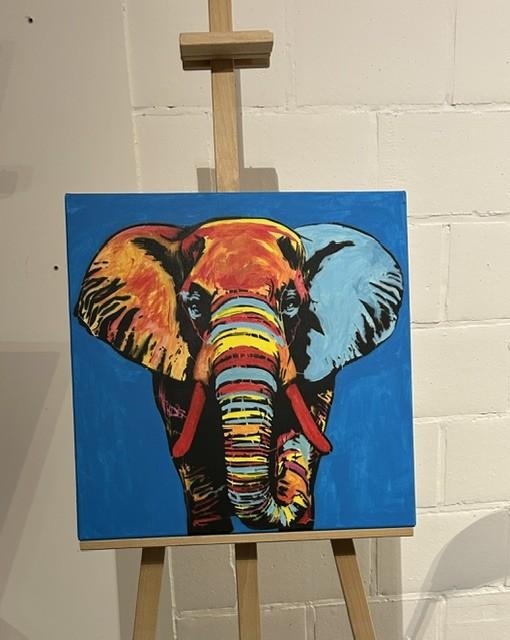 WORKSHOP Schilderen op canvas POPART/STREET ART - Foto