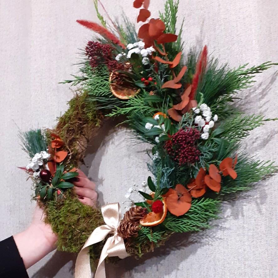 Workshop Kerstkrans maken - Foto