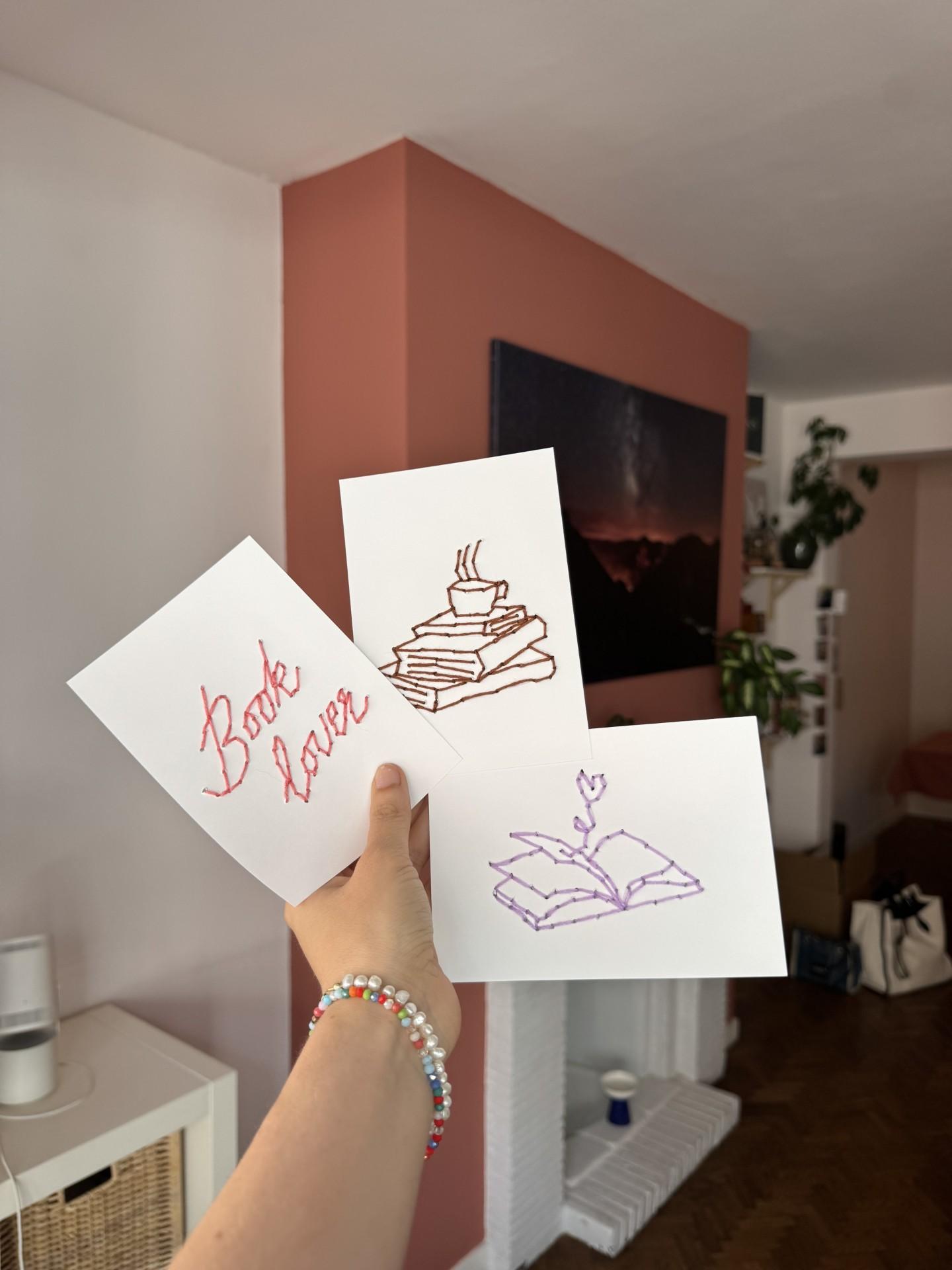 Workshop postkaart borduren - Foto