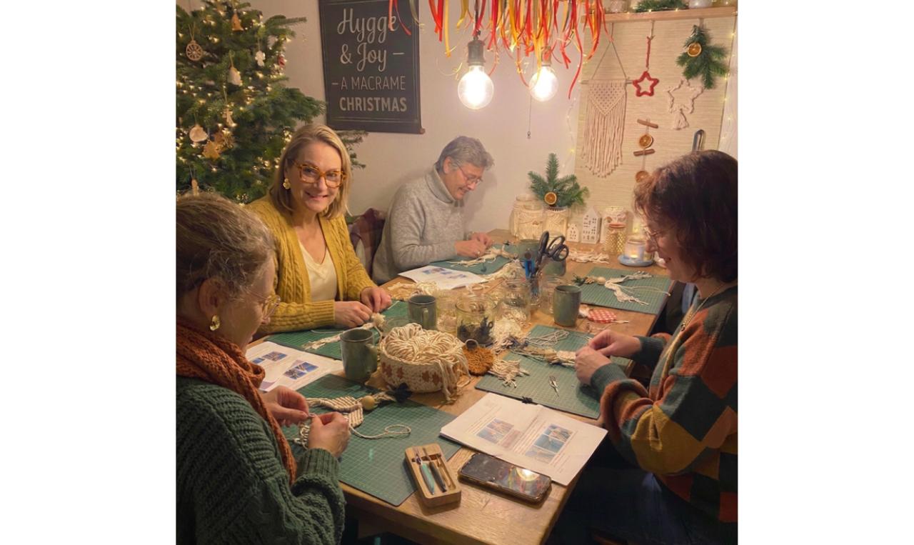 Macramé special Kerst Workshop - Foto
