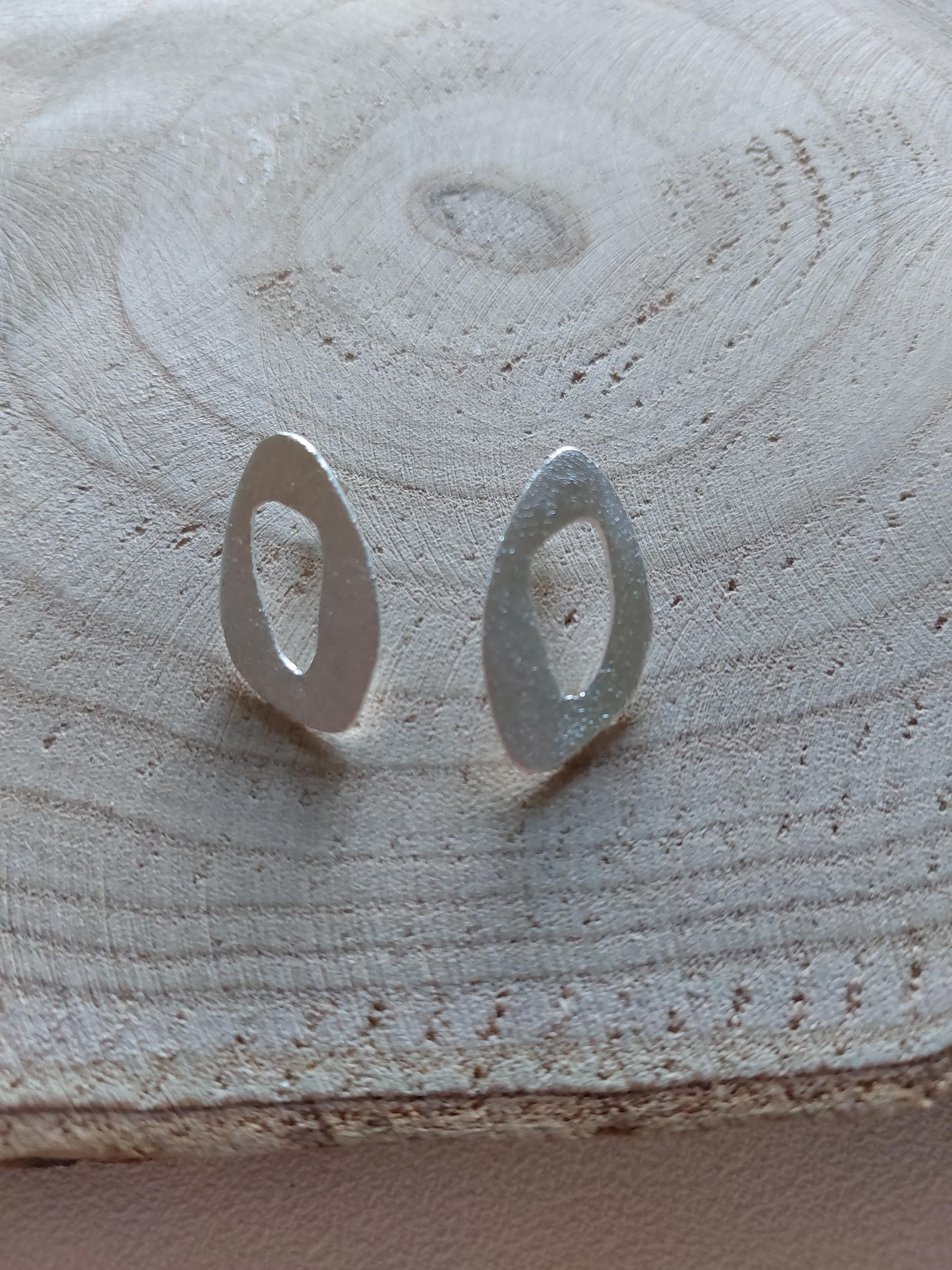 Zilverklei: Oorbellen en/of Hanger - Foto