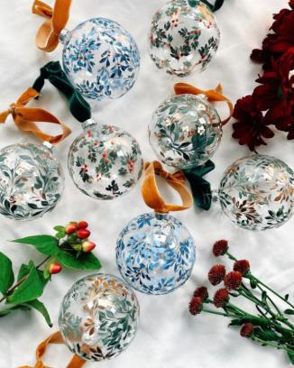 Gepersonaliseerde glazen kerstballen schilderen - Baubles & bubbles