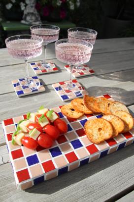 Creëer je eigen glasmozaïek tapasplank & onderleggers (2-delige workshop)