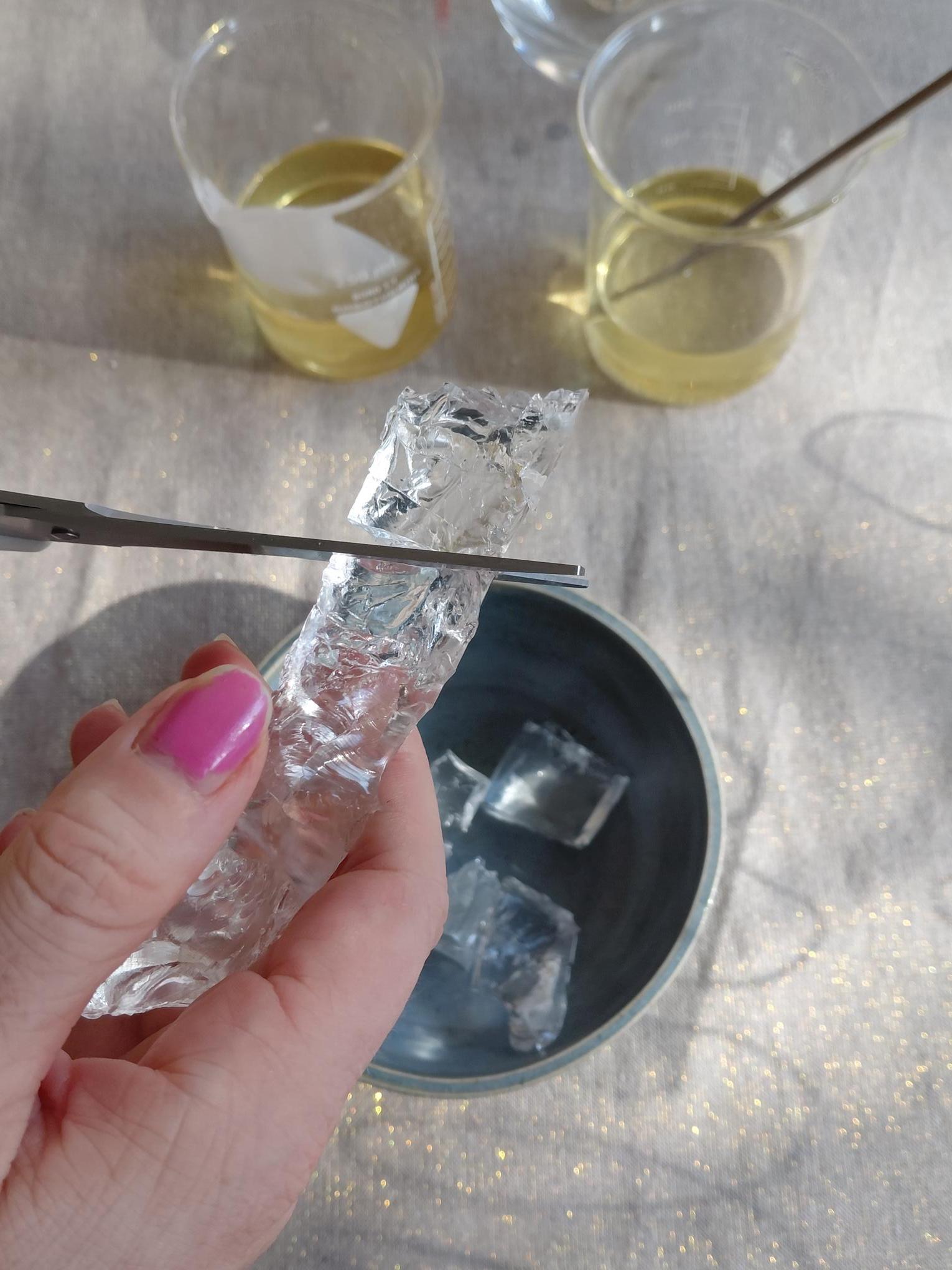 Iced coffee kaarsen maken - Foto