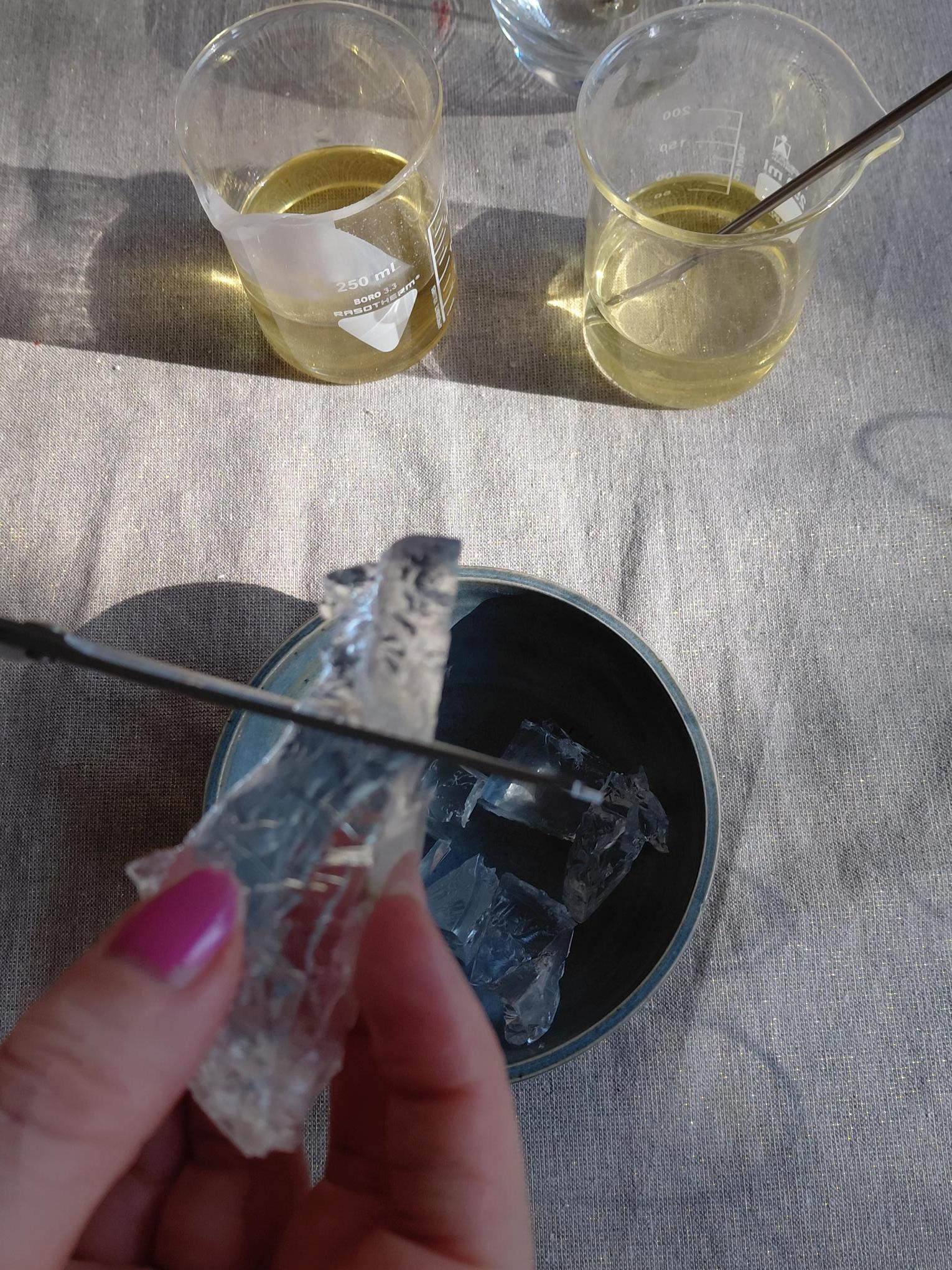 Iced coffee kaarsen maken - Foto