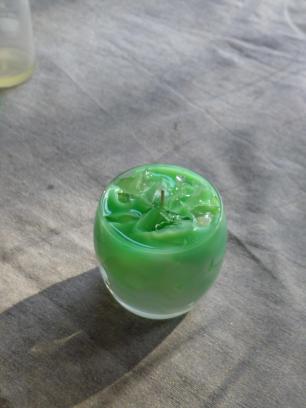 Iced coffee kaarsen maken